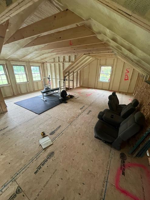 finished concrete deck