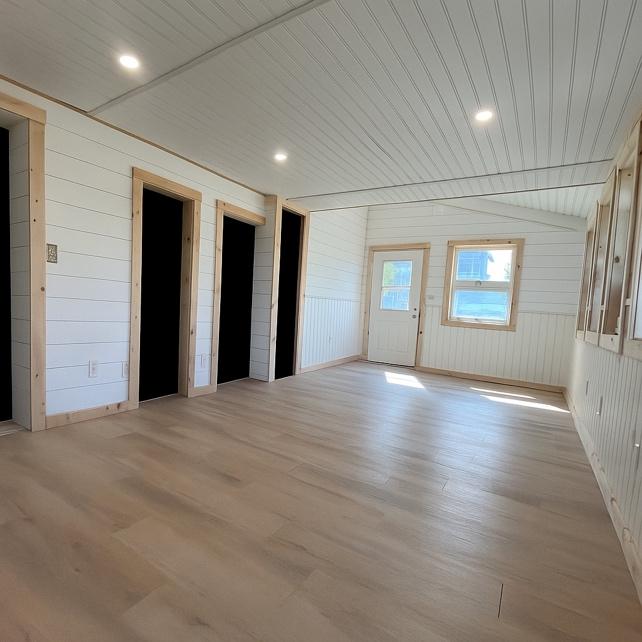 finished concrete deck