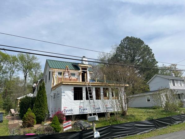 finished concrete deck